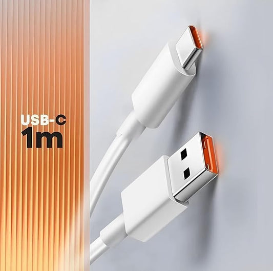 67W Cargador Rápido para Xiaomi Redmi Note con Cable USB C