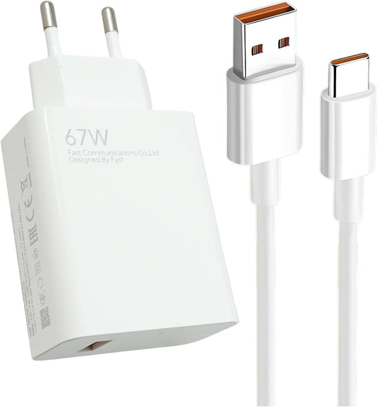 67W Cargador Rápido para Xiaomi