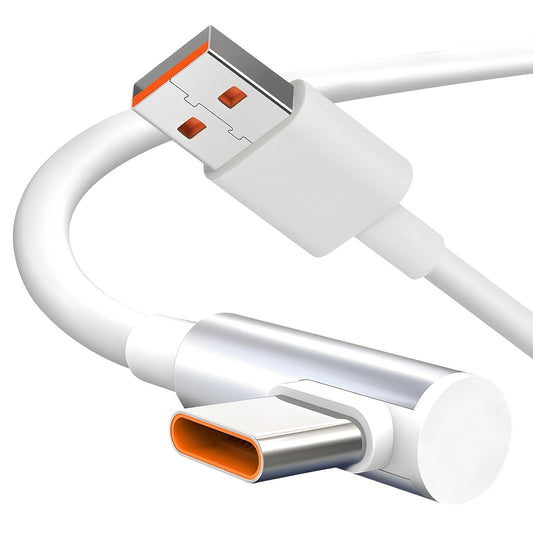 Cable Xiaomi 120W 2M, Cable USB C Carga Rapida 6A 90 Grados para Xiaomi Redmi Note